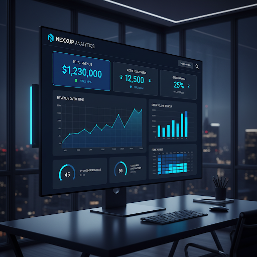 NEXXUP High-Fidelity Analytics Dashboard