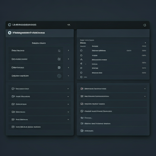 Management dashboard UI