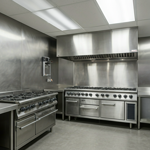 Modern commercial kitchen